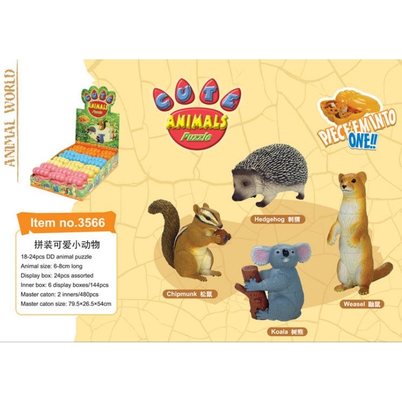 Weasel Puzzle Cerpelai Jelu Animal Puzzle 4D Master Puzzle