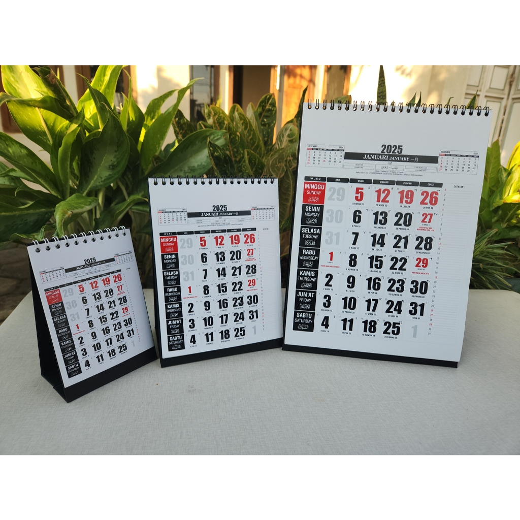 

KALENDER MEJA 2025 CATATAN 02, UKURAN A6 A5 A4, DILENGKAPI DENGAN PENAGGALAN JAWA, PASARAN,