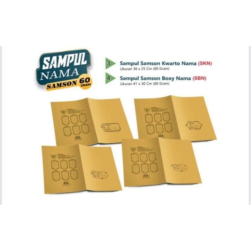 

Sampul Buku Samson Kwarto Nama| Sampul Buku Samson Boxi Nama