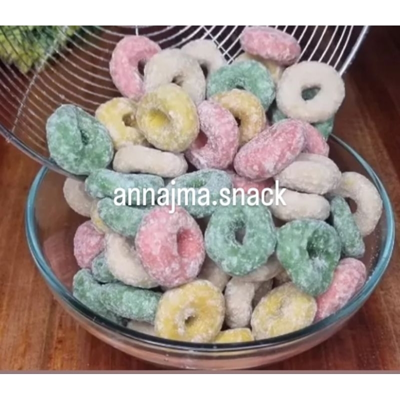 

KUE DONAT KERING JADUL /PUTRI SALJU WARNA