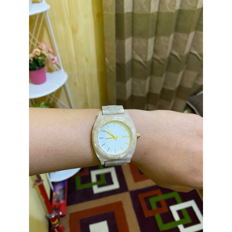 Nixon Time Teller Acetate White