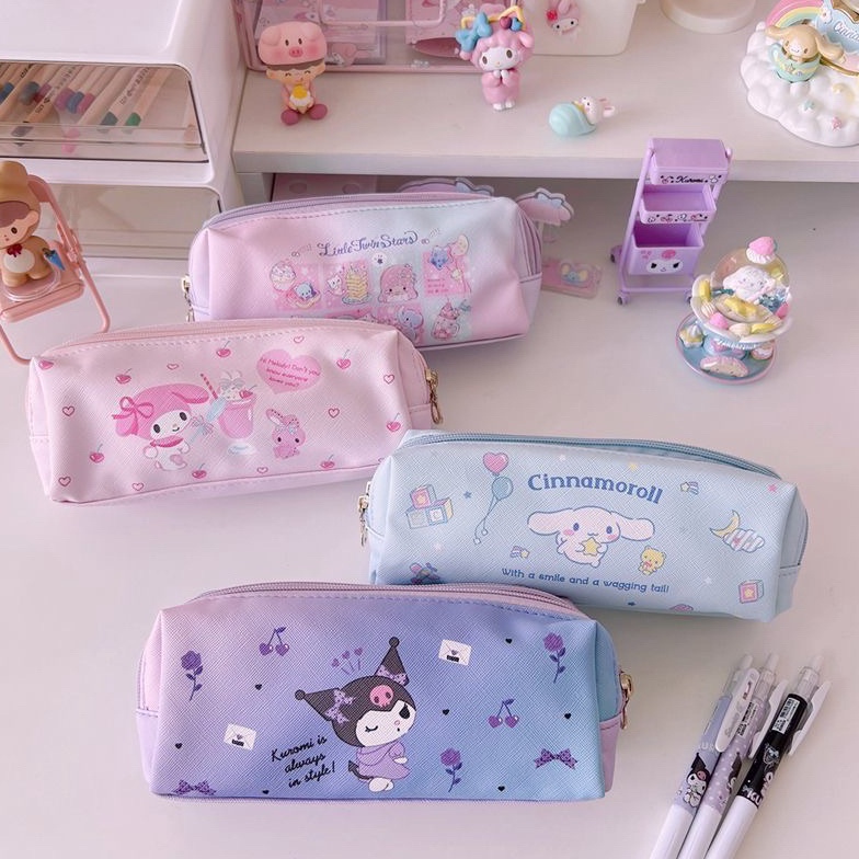 

Best TEMPAT PENSIL 2 SEKAT MOTIF KARTUN SANRIO PREMIUM CINAMOROLL MELODY KUROMI LUCU