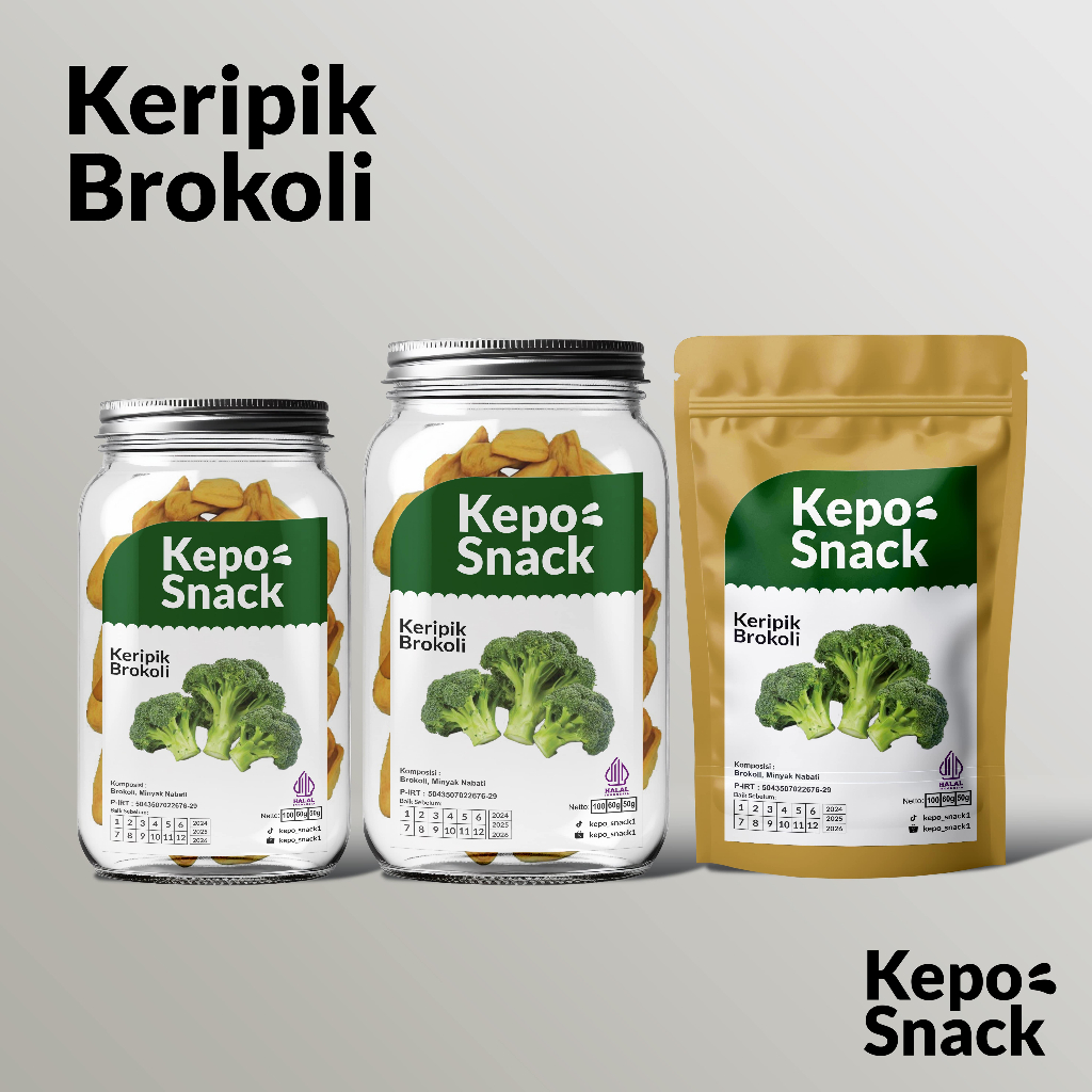 

KEPO SNACK - Keripik Brokoli Sehat Premium