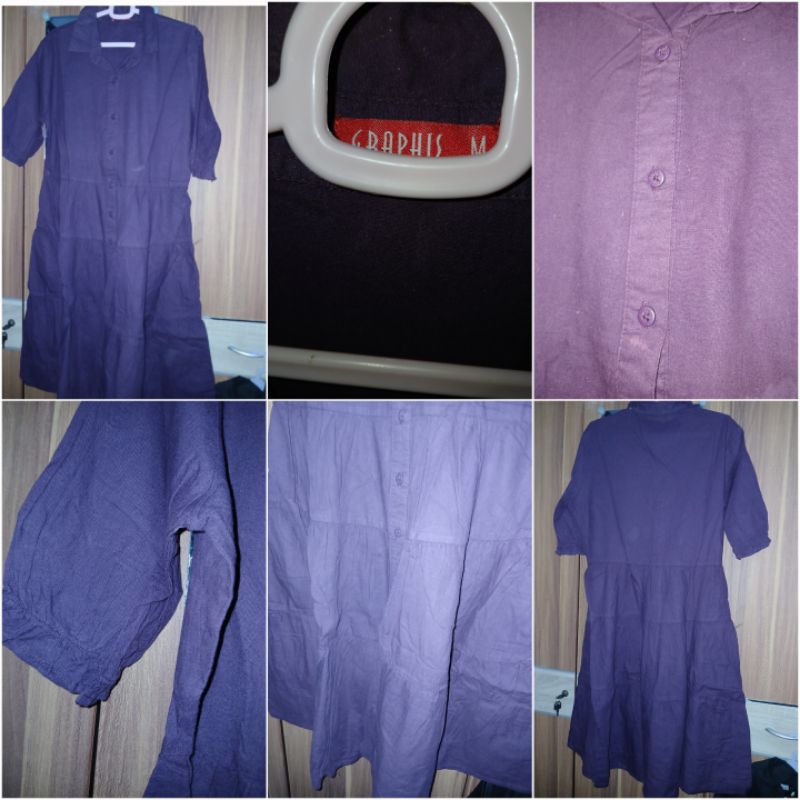 graphis/mini dress/tunik/blouse/kemeja/graphis preloved