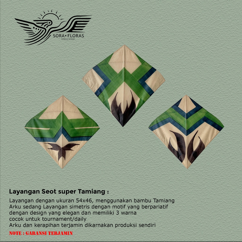 Layangan Aduan Seot Super Tamiang Premium