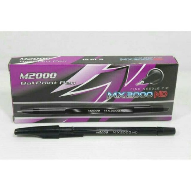 

LUAR BIASA Pulpen M2 Ballpoint Pen MX2ND Needle Tip Per Lusin