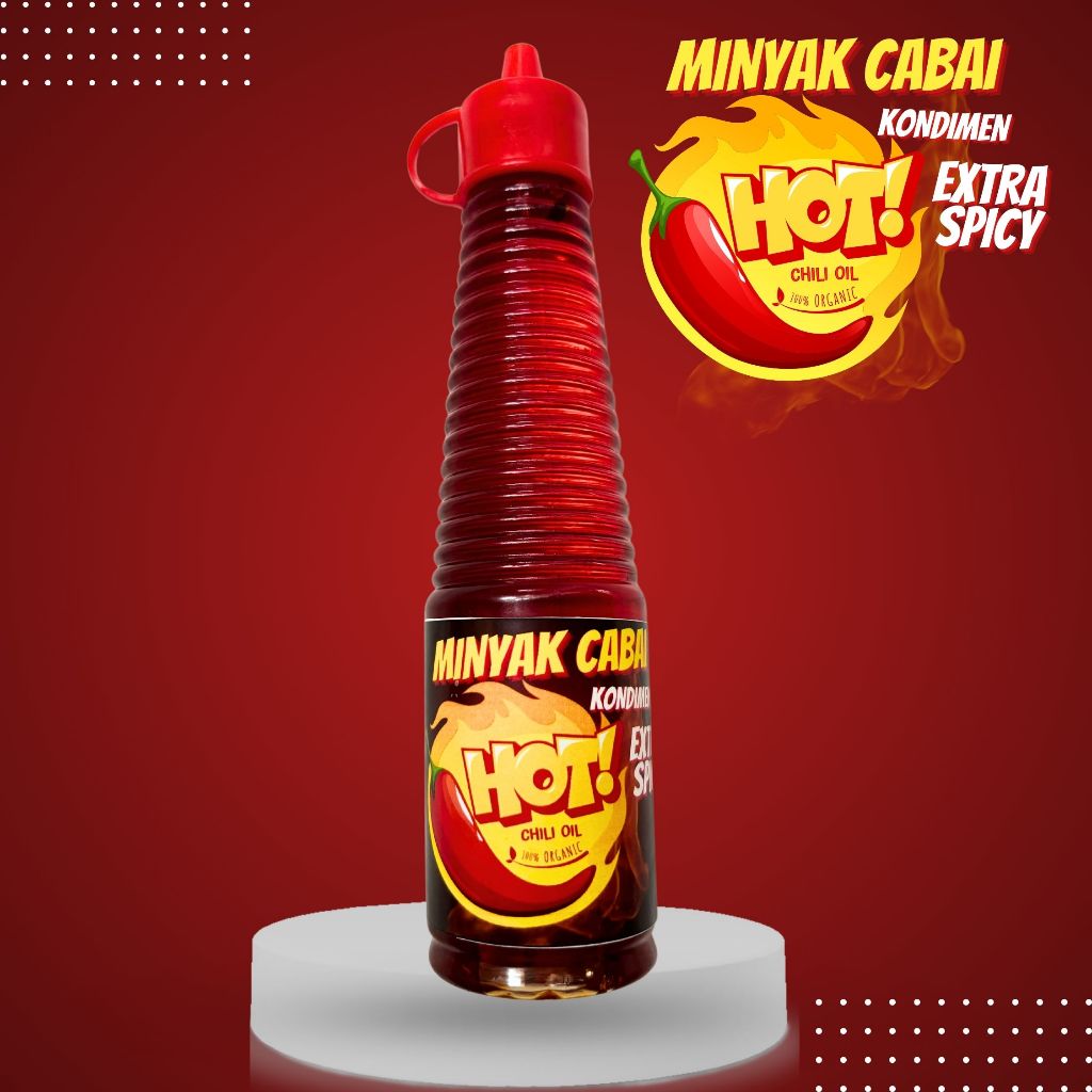 

Minyak Cabai chili oil Kondimen 135 Ml Extra Pedas Chili oil/ Pedas/ Nampol/ Makanan/ Sambal/ Nikmat