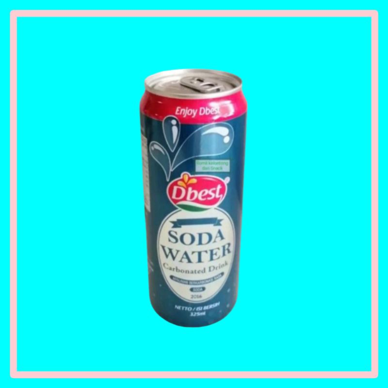 

D'best Soda Water Kaleng / air soda (3 kaleng)