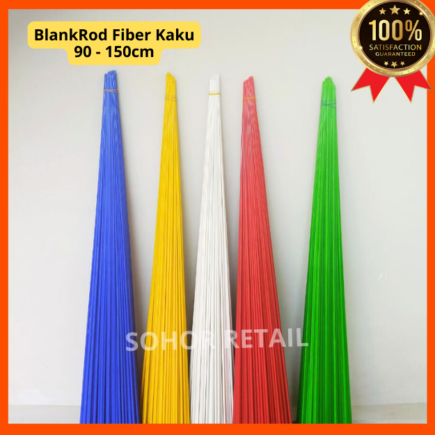 Blankrod Joran Bahan Fiber KAKU 90 - 150cm - Eco Carbonex