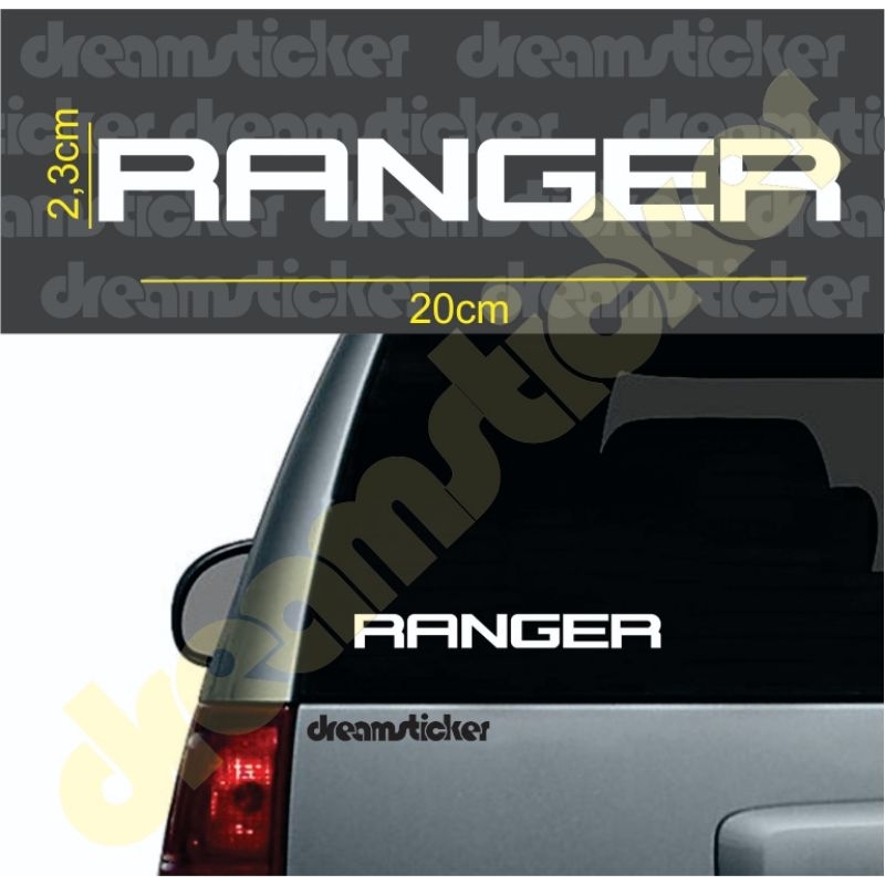 Cutting Sticker Mobil Ford Ranger Stiker
