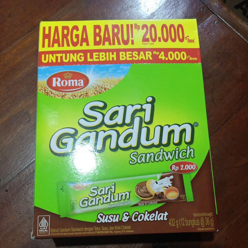 

Promo!!Sari gandum cokelat