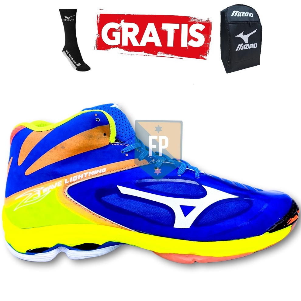 HOT PROMO Sepatu Mizuno Volly Ball Sepatu Voli Mizuno Wlz 3 Mid Sepatu Volly Mizuno Wlz3 Sepatu Snea