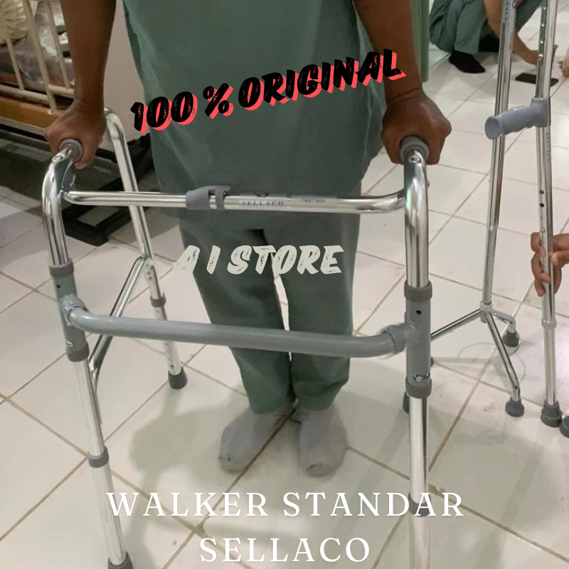 Walker Alat Bantu Jalan Lansia Manula Orang Tua / Walker Lansia / Walker Tanpa Roda / Alat Bantu