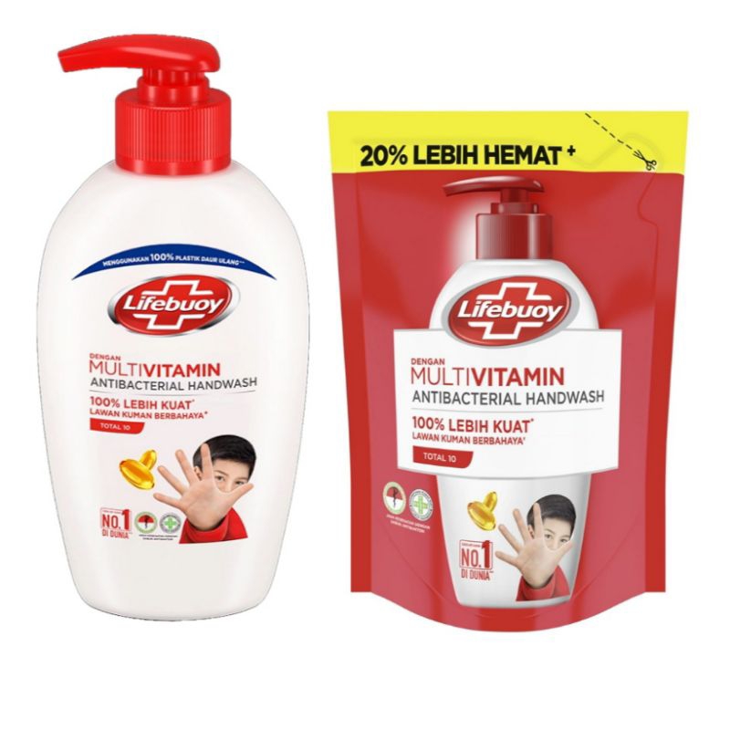 Lifebuoy Hand Wash sabun cuci tangan no 1 botol reffil