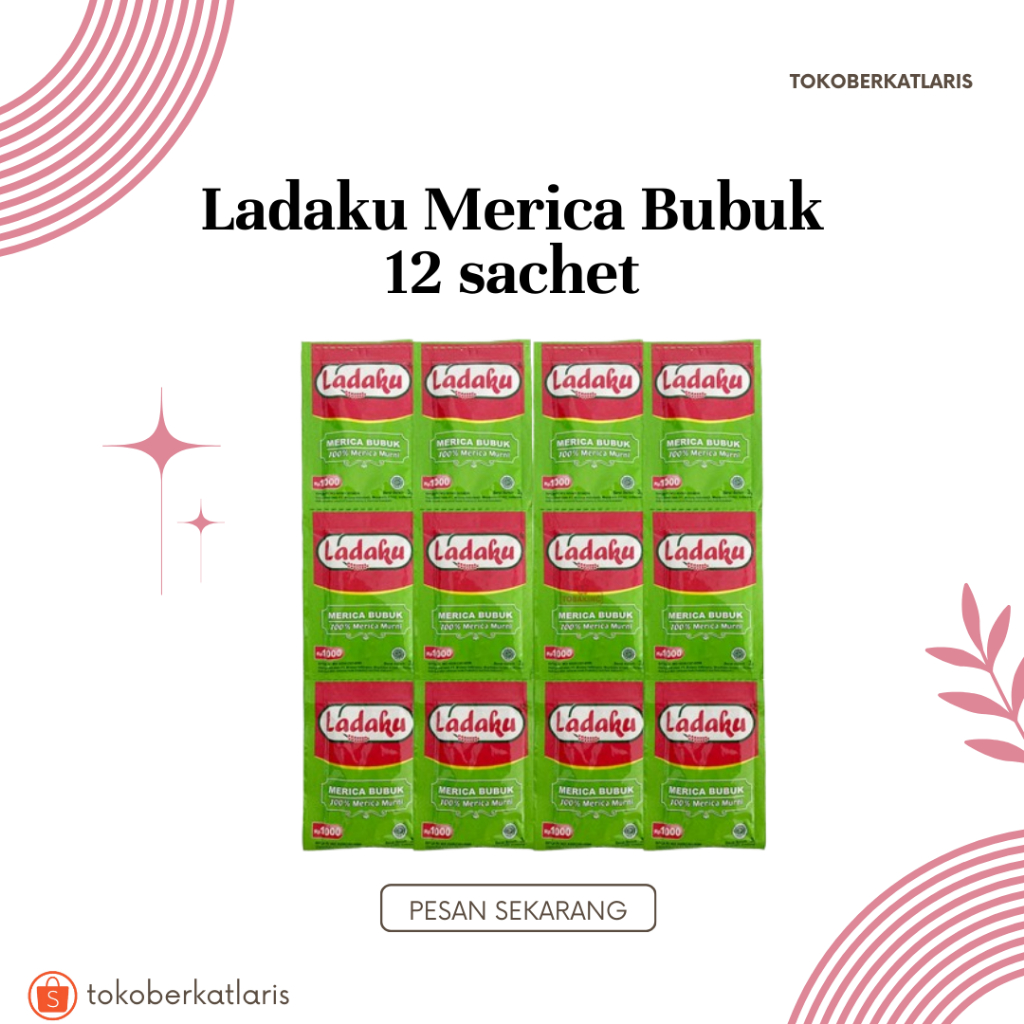 

Ladaku Merica Bubuk Murni Renceng 12 sachet Lada putih