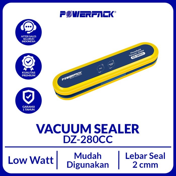 Powerpack Vacuum Sealer Makanan Sealer Daging DZ-280 DC DZ-280 CC