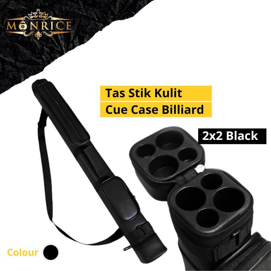 Tas Stick Billiar Kulit | Tas Kulit 2x2 | Tas Kulit 2x4 cue case Original