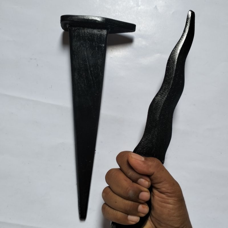 Keris Kayu Jati Alat latihan silat Beladiri/Keris Silat Beladiri/Keris Silat PSHT/Keris Pusaka/Keris