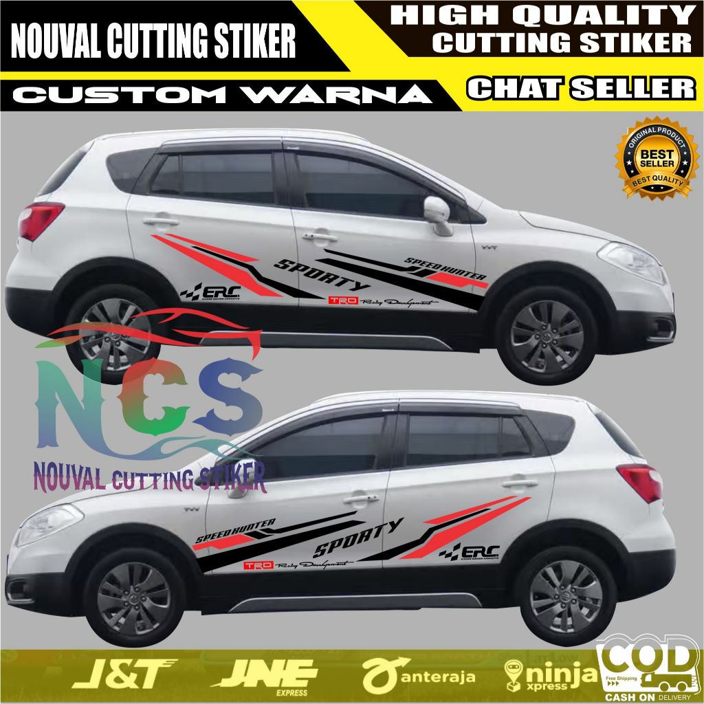 NEW Stiker Mobil SX4 Striping Sticker Mobil Suzuki SX4
