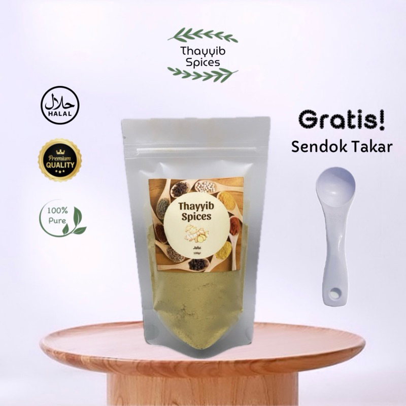 

Jahe Bubuk 100gr 50gr 15gr Powder Thayyib Spices