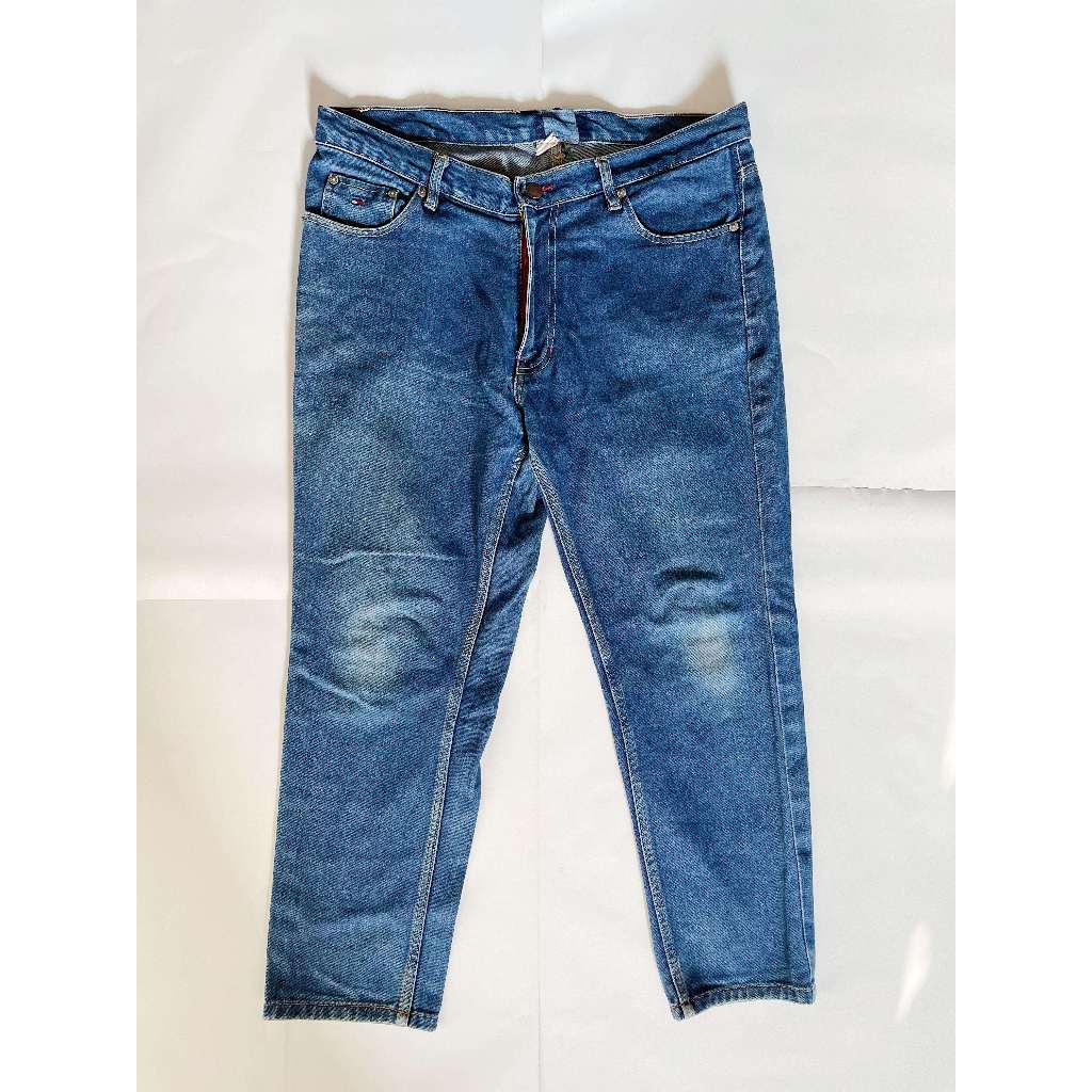 Celana Denim Jeans Panjang Pria Tommy Hilfiger Authentic Original Preloved