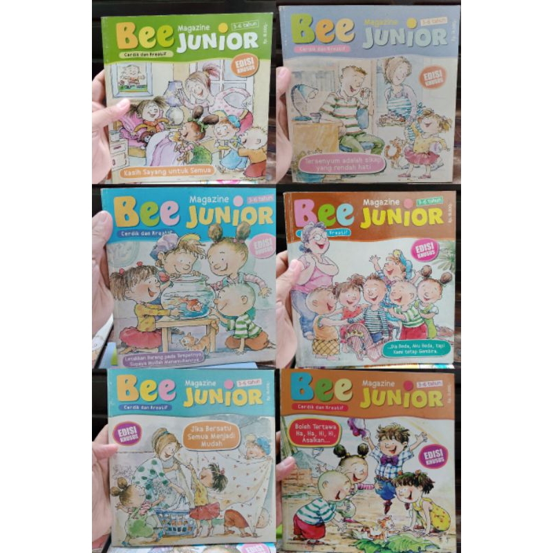 [preloved/second/bekas] majalah anak paud : bee junior magazine