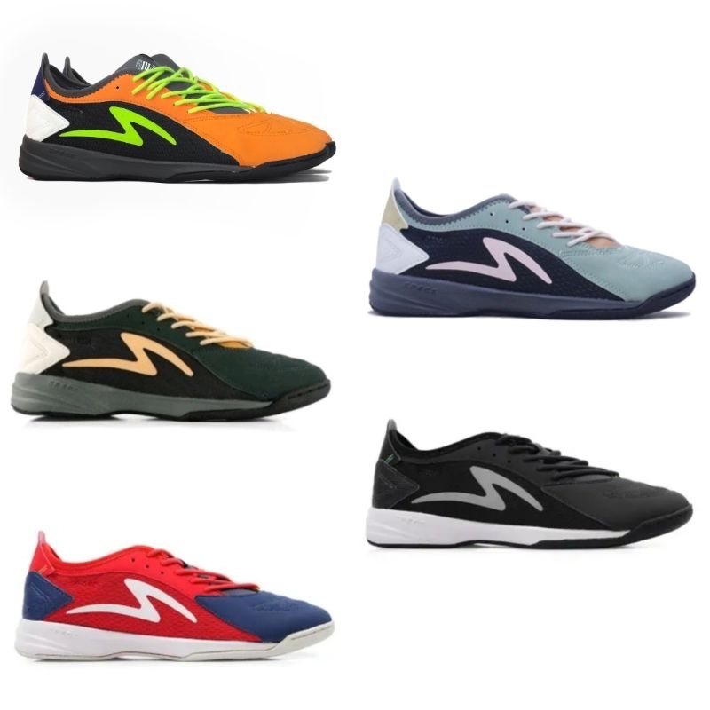 Sepatu Futsal Specs METASALA RIVAL IV - Ultimate Orange Mantle Scarab Black High Risk Red Original