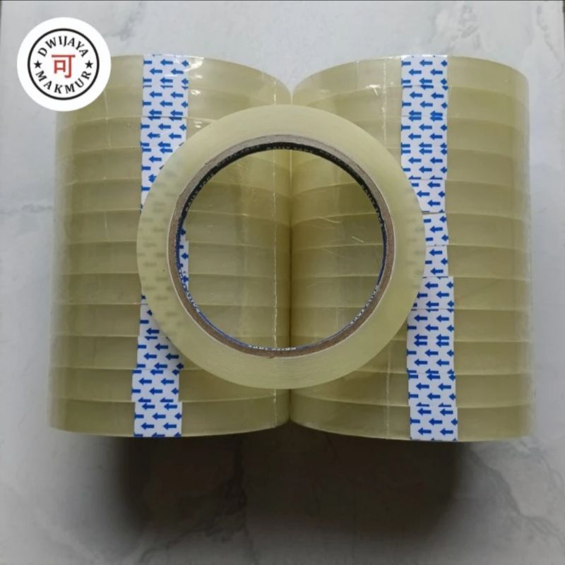 

Isolasi Selotip Bening Murah 12 mm x 72 yards x 45 micron (12 buah / 1 lusin)