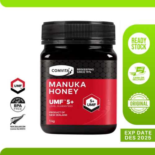 

Madu Honey Manuka UMF 5+ MGO 83+ Comvita 1 Kg - Madu Asli New Zealand 100% Murni & Alami