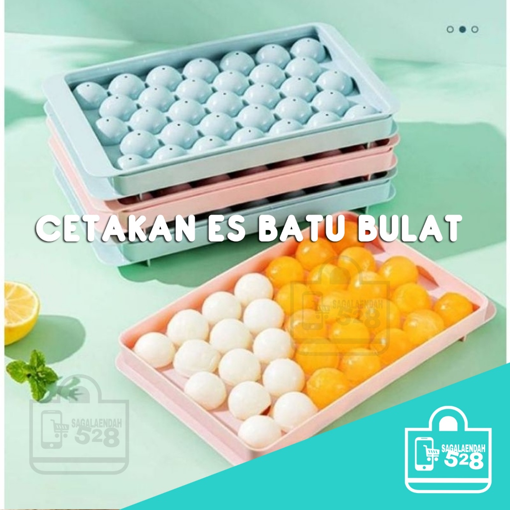 Cetakan es batu bulat food grade 33 / Cetakan Es Batu Lucu Food Grade