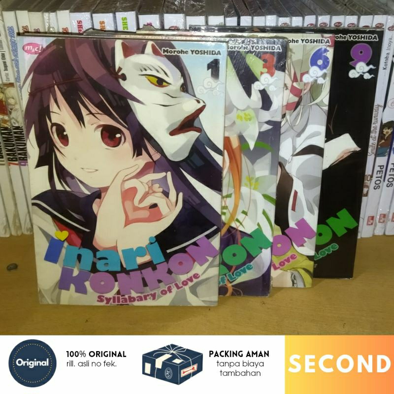 Komik Inari Konkon Syllabary of Love 1 3 9 | Morohe Yoshida | M&C | Manga Ori Gramedia
