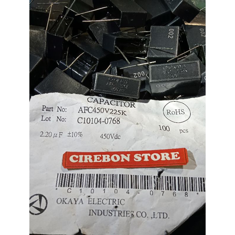 capacitor 225k/450v AFC225K450V
