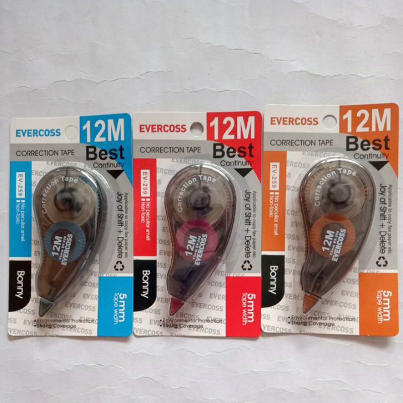

Correction Tape / Tip-X Kertas Evercoss