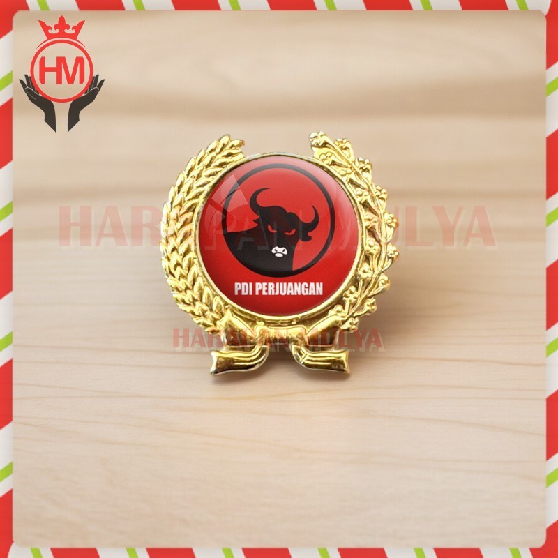 Pin Wing Logo Partai PDIP - Wing Pin Partai PDI Perjuangan Part 2 - Harapan Mulya