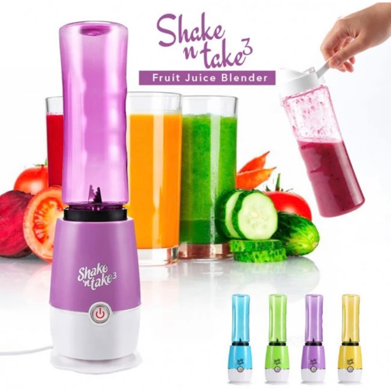 Shake N Take 3 Jus Blender Portable Juicer Blender FREE 2 Botol / Blender jus