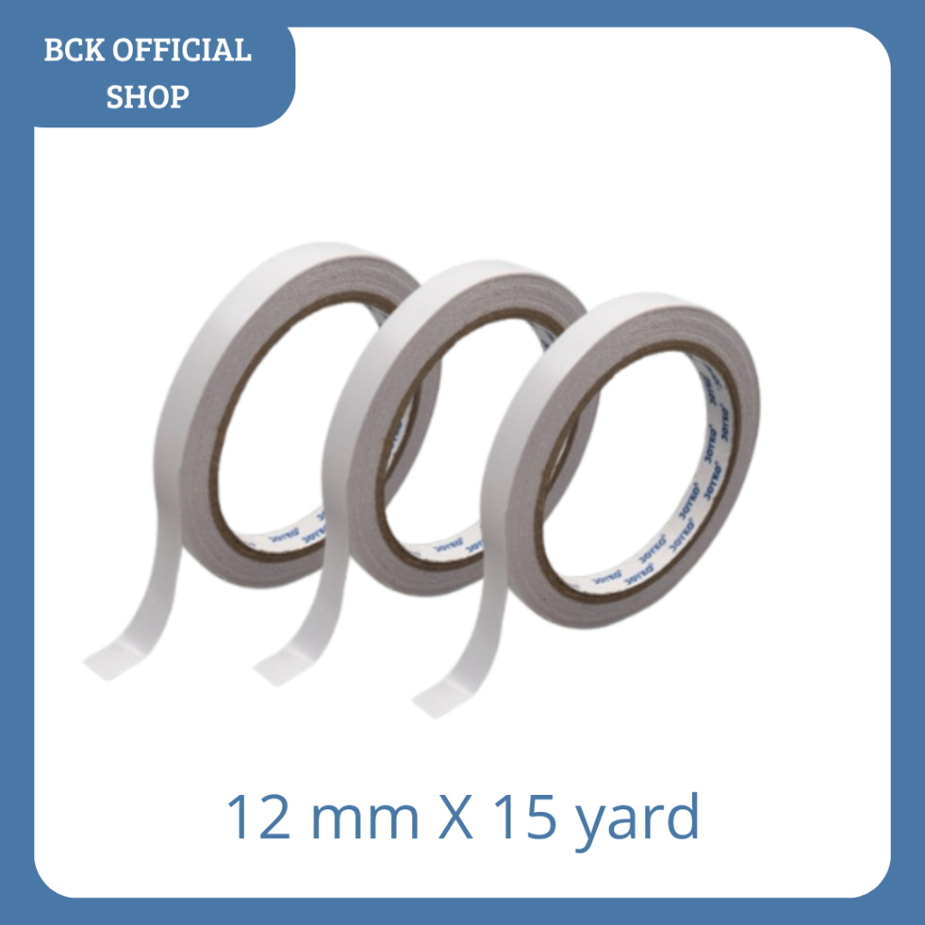 

Double Tape 12mm X 15 yard DST-01 Joyko (PCS)