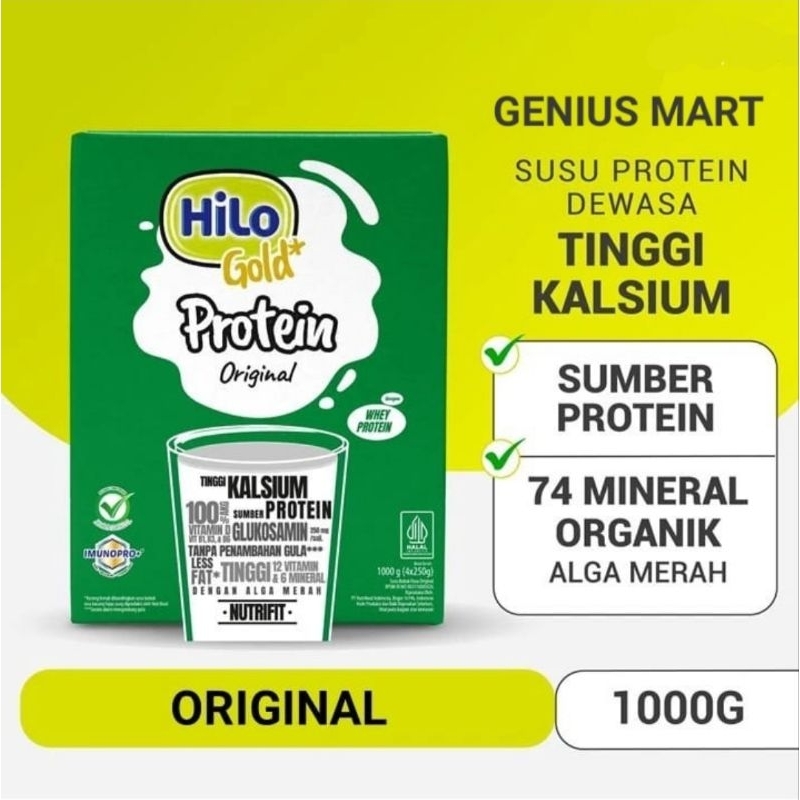 

New // Hilo Gold Chocolate 1000Gr / Hilo Gold Original 1000Gr - Susu Tinggi Kalsium Rendah Lemak //