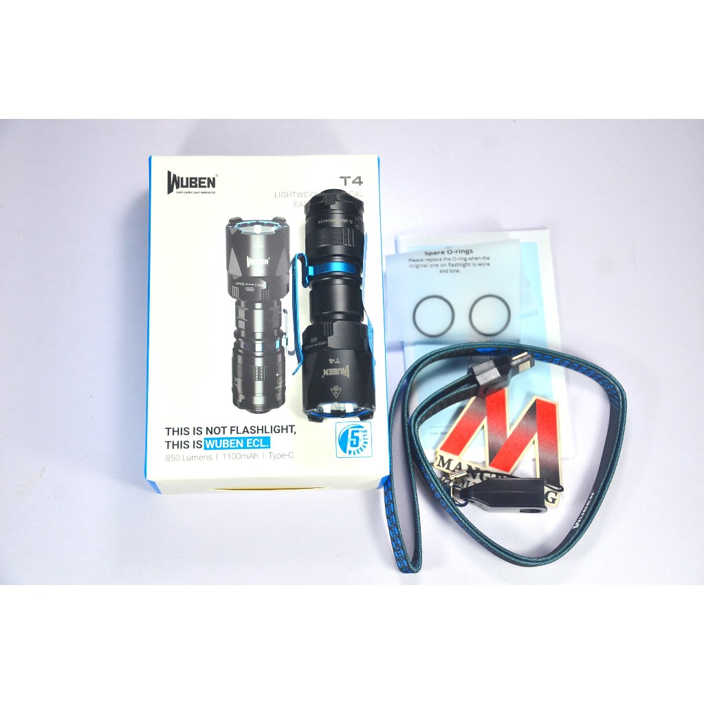 Wuben T4 Portable Tactical Flashlight