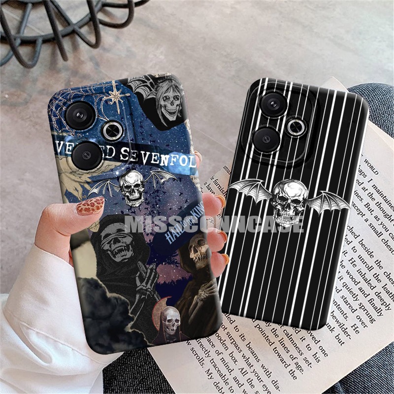 Silikon Case Hp Procamera Redmi 13 4G Motif Avenged Sevenfold Case Hp Terbaru Premium Case