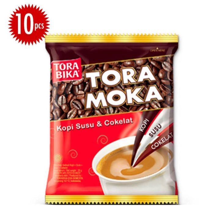 

TORA MOKA KOPI SUSU + COKLAT 1 RENCENG ISI 10 SACHET | PROMO MURAH