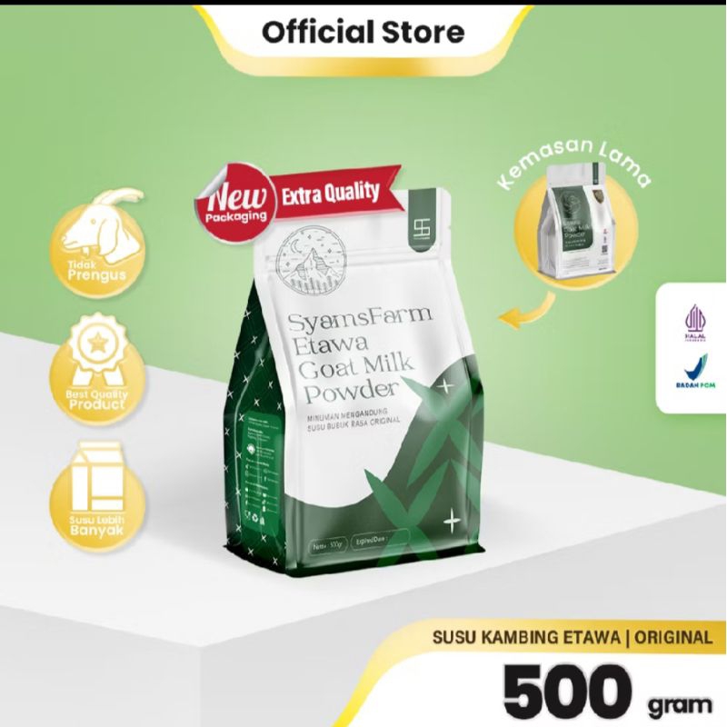 

Susu bubuk kambing etawa Ternak Syams Original 500grm