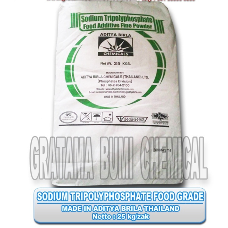 

SODIUM TRIPOLYPOSPHATE STPP FOOD grade Ex Thailand 25 kg
