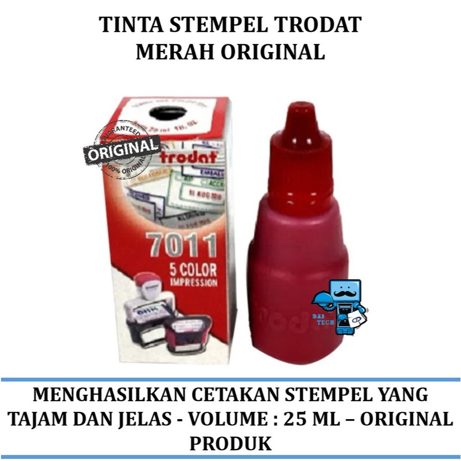 Tinta Stempel Trodat Merah - Original