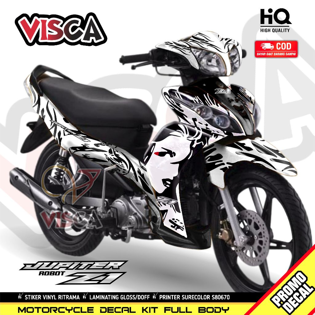 Decal Jupiter Z1 Full Body Stiker Jupiter Z1 Full Body Decal Jupiter Z Robot Full Body Stiker Jupite
