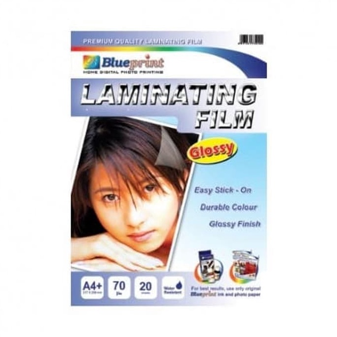 

KODE K9P2 Kertas Laminasi Laminasi Glossy Photo Paper Film BLUEPRINT A4