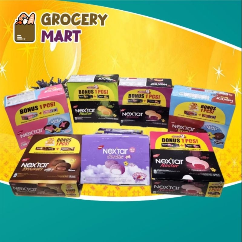 

Nextar Nabati Brownies/Nastar All Varian Isi 10pcs -1 BOX