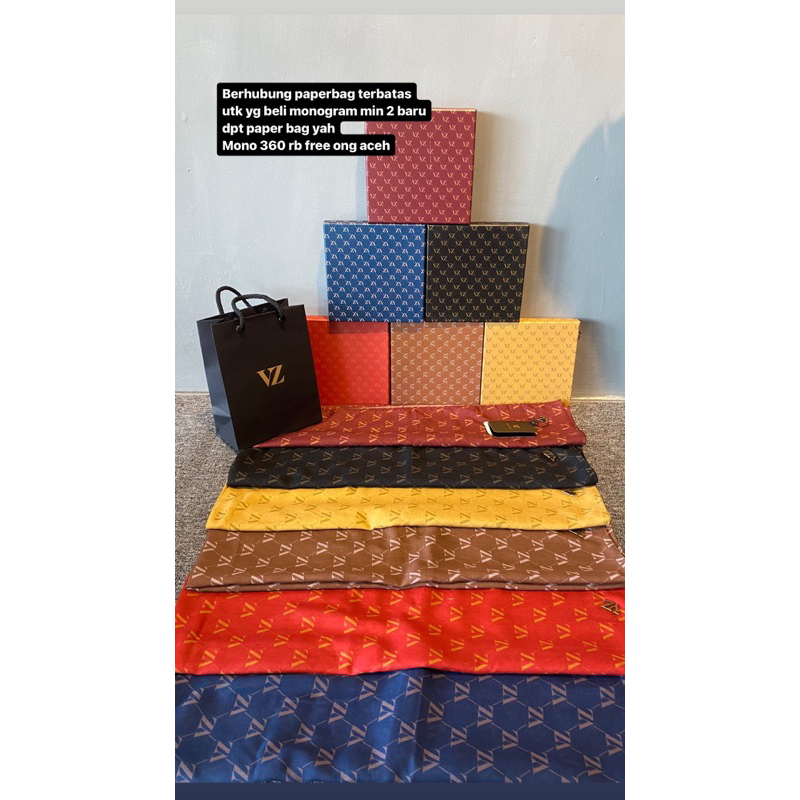 Vivi zubedi monogram scarf