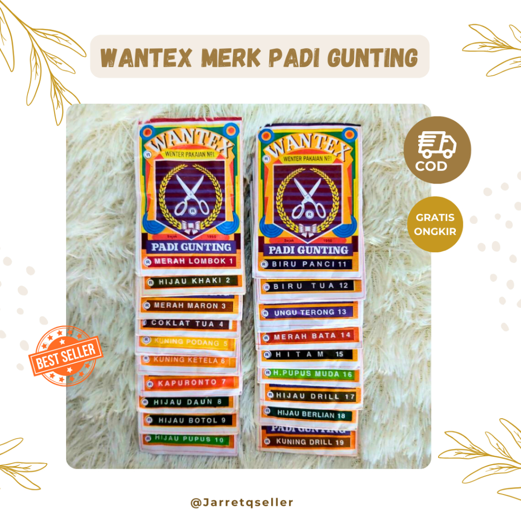 🆕 Pewarna Pakaian Wantex Padi Gunting Wantex || Transformasi Pakaian Anda dengan Wantex Padi Gunting