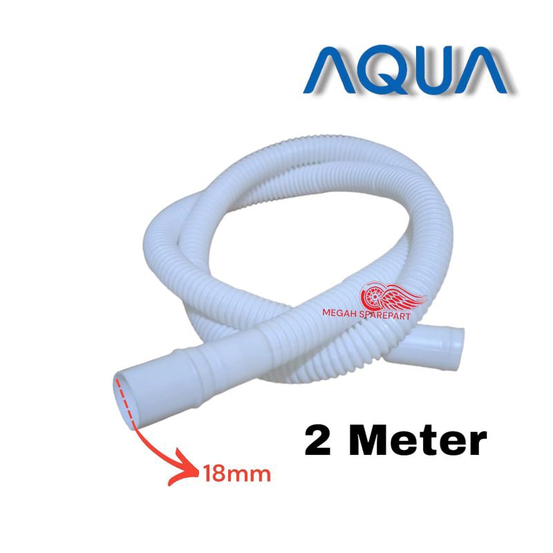 [2METER] Selang Masuk Air Mesin Cuci AQUA / Selang inlet mesin cuci AQUA 2 Tabung