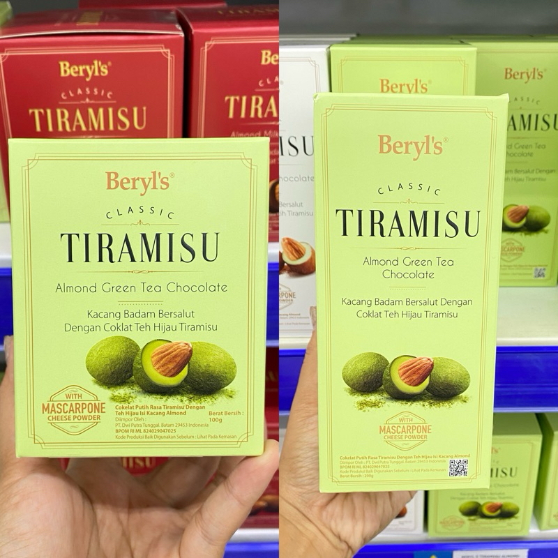 

BERYL’S Tiramisu Almond Greentea / Coklat Beryls / Beryls Chocolate